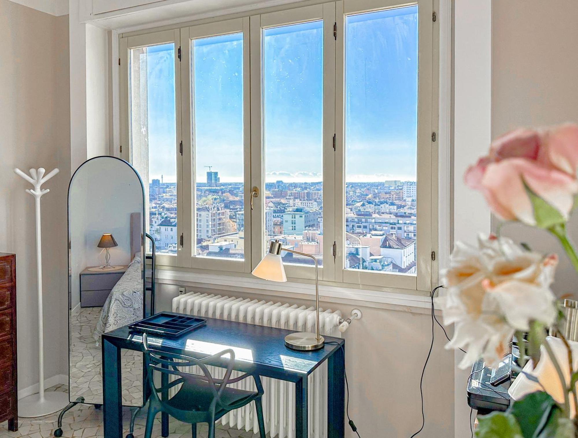 Ariberto Panoramica - 13 Piano - 8 Min Da Duomo Appartement *